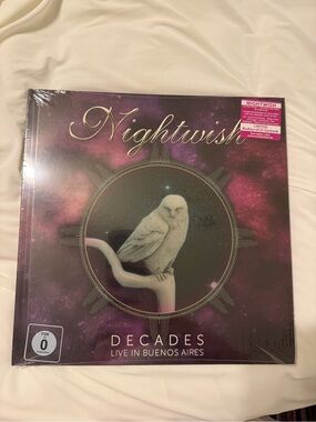 Nightwish Decades Live in Buenos Aires Vinyl - Purple Galaxy Cover